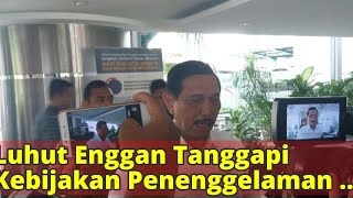 Luhut Enggan Tanggapi Kebijakan Penenggelaman Kapal Pencuri Ikan