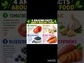 Healthy Food Facts You Must Know 🥗🍎 | Amazing Nutrition Facts #shorts #goodnutrition #nutrifacts