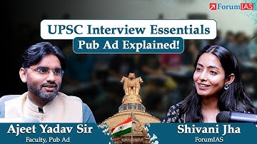 Crack UPSC Interview | Handle Optional with Ease | Public Administration |  #forumias