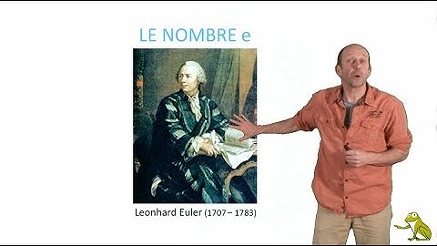 Le nombre "e"