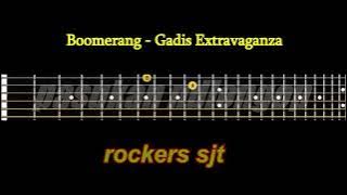 boomerang - Gadis Extravaganza guitar cover / panduan gitar