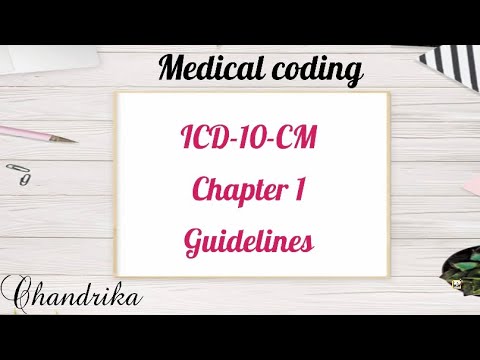 ICD-10-CM Chapter 1 Guidelines. | Medical Coding | ICD guidelines - YouTube