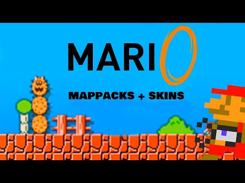 Como descargar Mappacks + Skins para Mari0 Portal | TUTORIAL ESPAÑOL 2021?