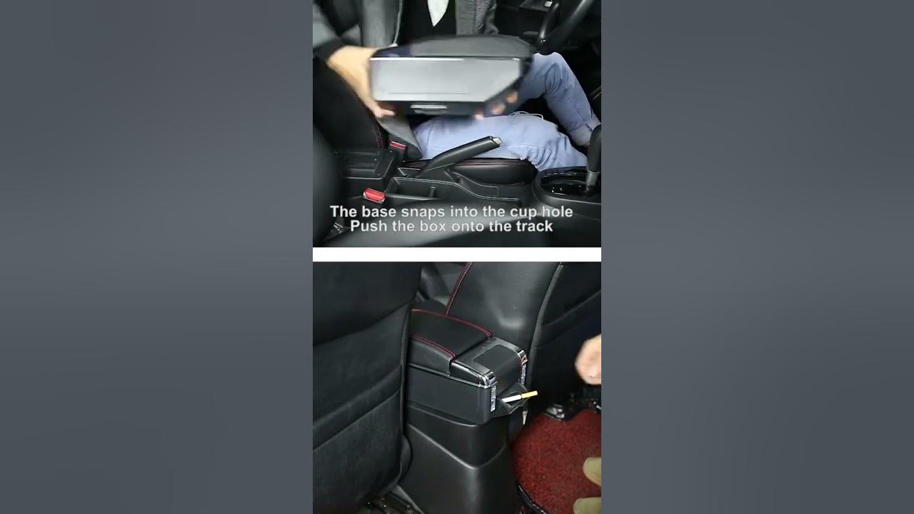 For  Fiesta Mk7 Armrest Box 2009-2017 Central Store Centre Console With Cup Holder Car-Sty