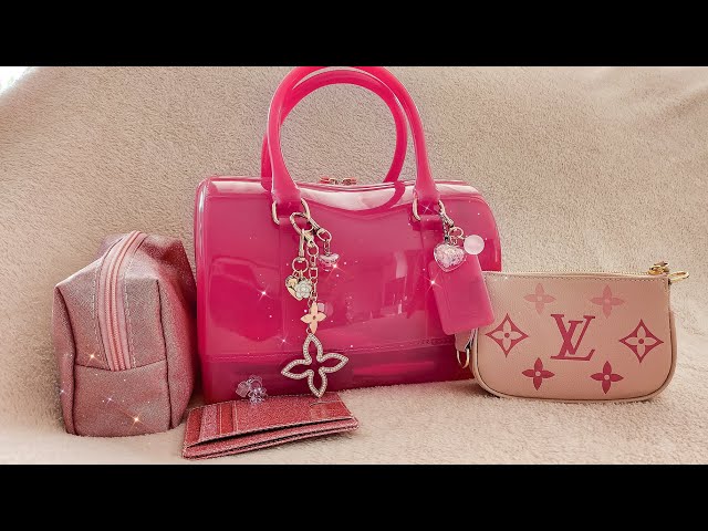 What's in my Pink jelly handbag/Candy bag dupe from  