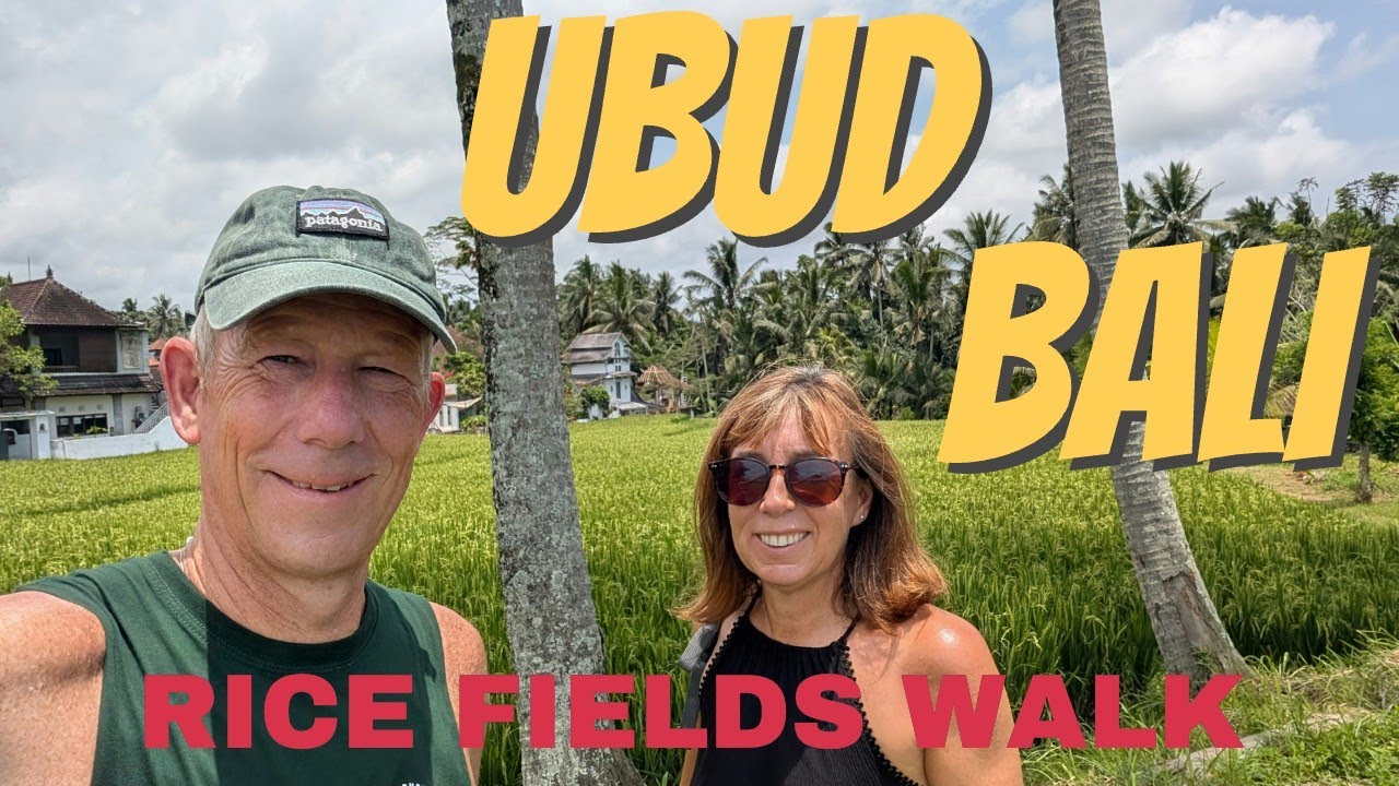 Убуд, часть 2: Прогулка по рисовым полям, Бали 🇮🇩 | Живописная прогулка на природе. Прогулка по р...