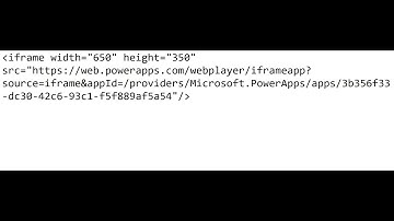 How to embed your Microsoft Power App into a web page