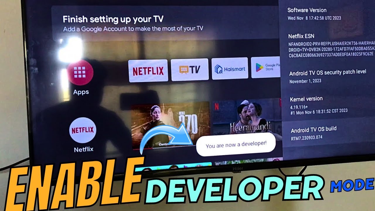 How to Enable Developer Mode on Android Tv - YouTube