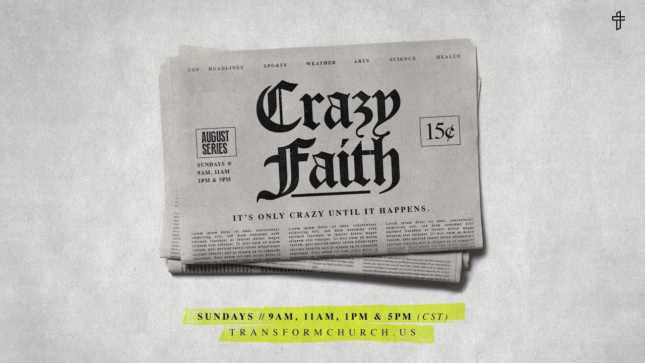 Crazy Faith Series Promo YouTube