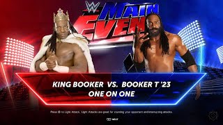 WWE 2K24 - King Booker vs. Booker T '23: Main Event 2023