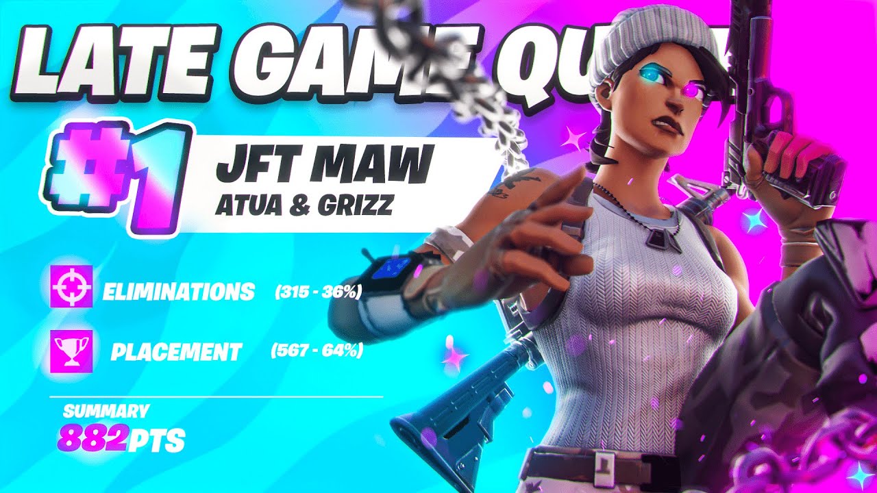 1ST PLACE 🏆 in the TRIOS LATE GAME Tournament | JFT Maw