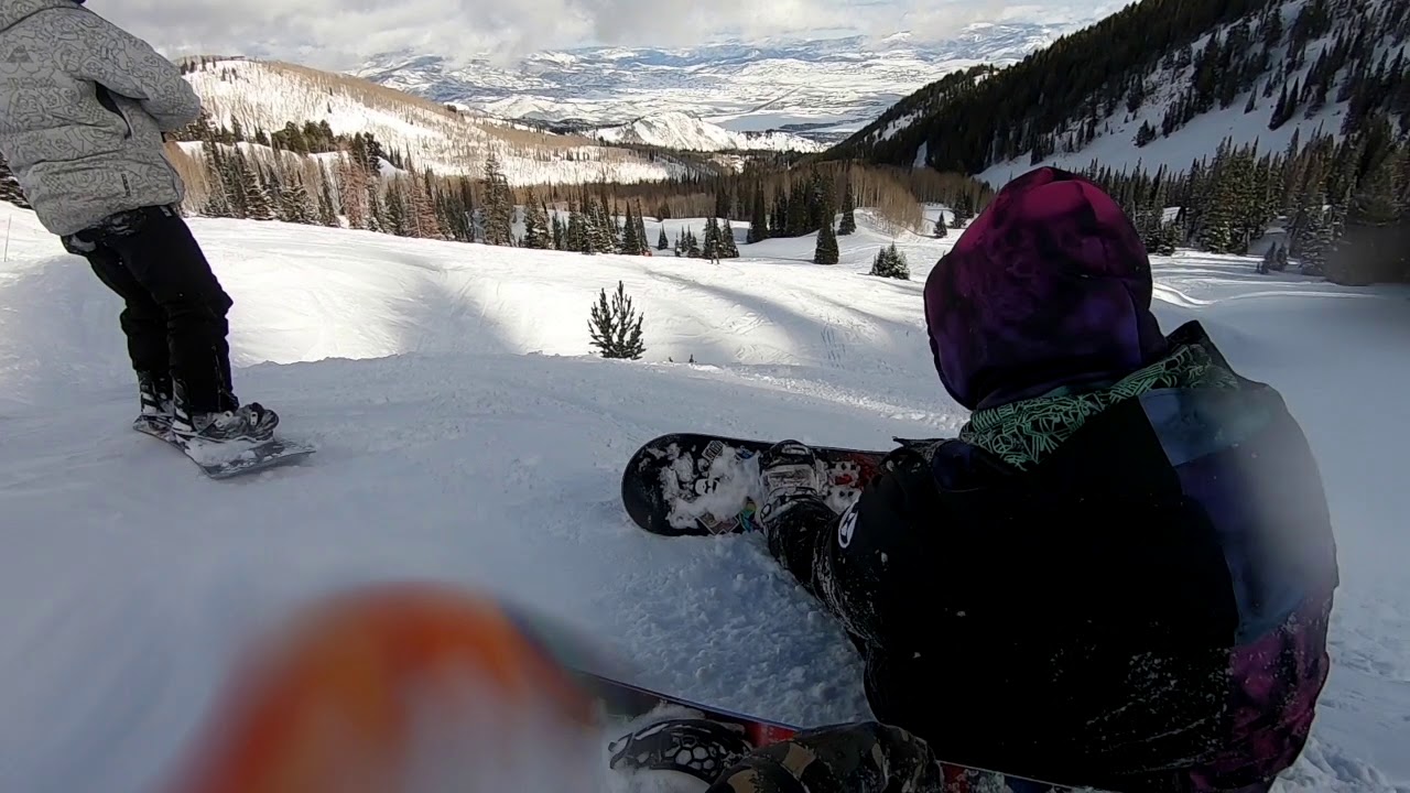 Snowboarding park city utah YouTube
