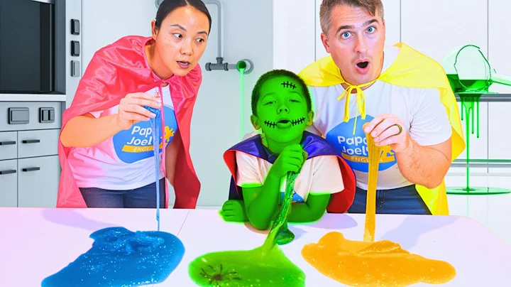 Superheroes vs Zombie Slime Epidemic in the House