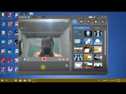 Huong dan quay va thu am webcam tren phan mem CyberLink YouCam 7