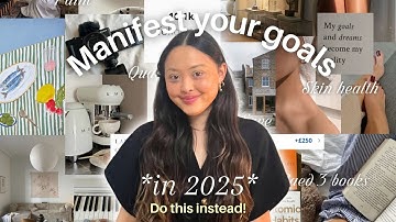 How to create VISION BOARD that ACTUALLY WORK 2025 *Mine always works*