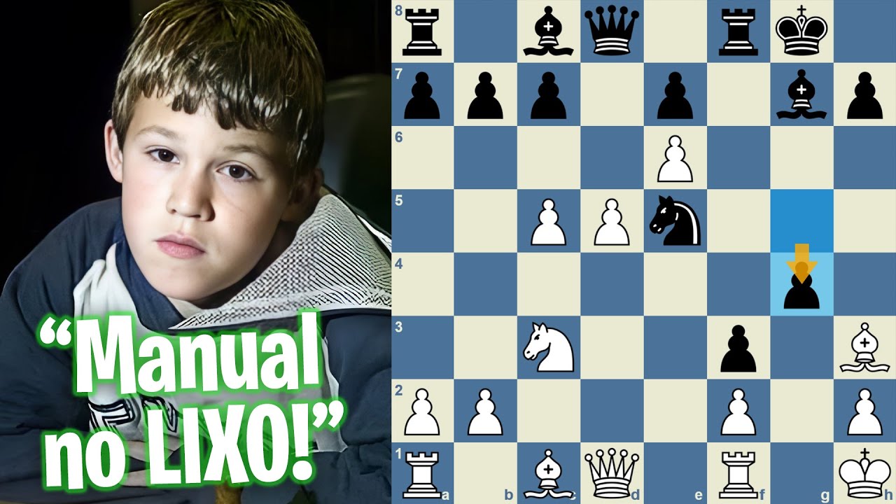 Magnus Carlsen ensina a jogar na abertura (Iniciantes)