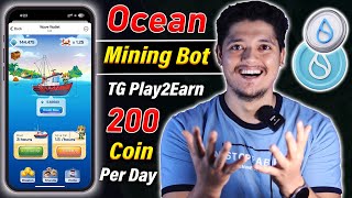 Ocean Token 200 Daily  🔥 - Wave Ocean Wallet Telegram BOT Mining By Sui Without Investment 2024 🚀 screenshot 5