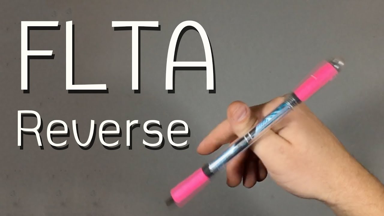 FingerLess ThumbAround Reverse (FL TA Reverse) Обучение Pen Spinning