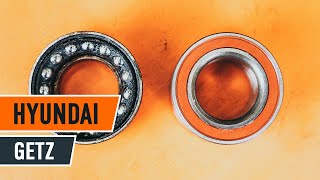 front and rear Hub bearing installation HYUNDAI GETZ: video manual