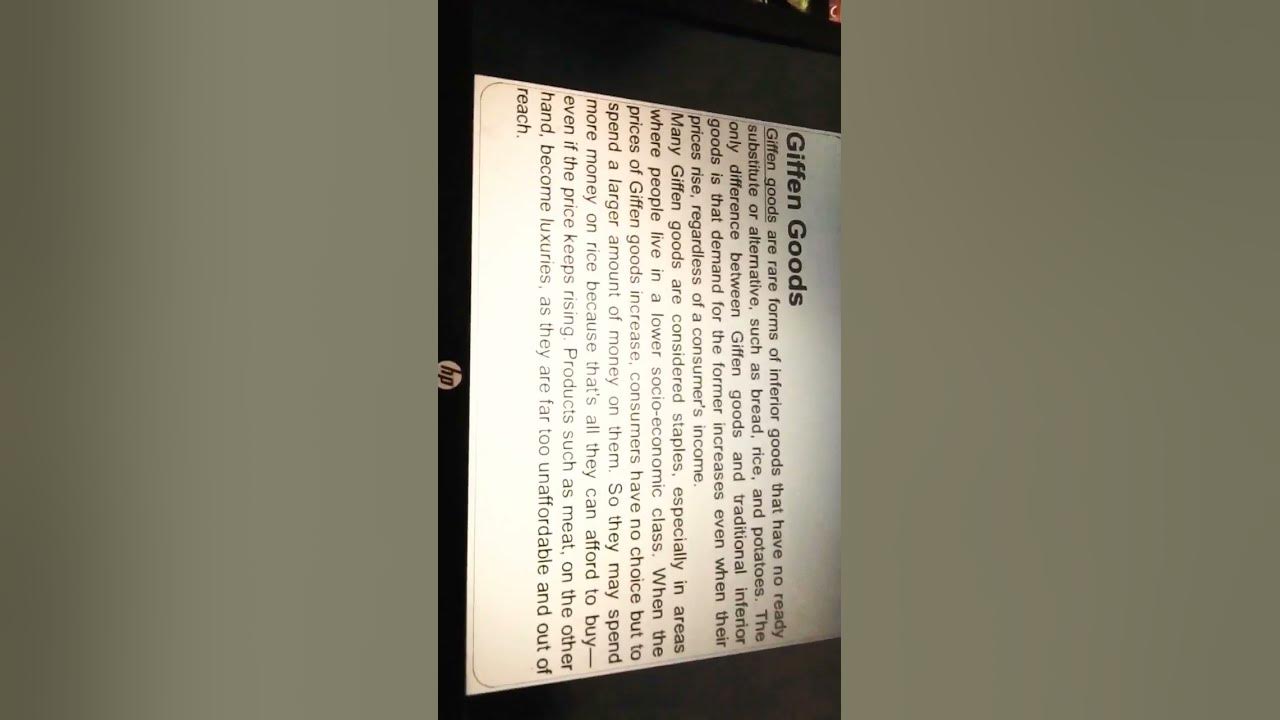 what-are-giffen-goods-shorts-reels-youtube