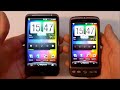 HTC Desire Vs Desire HD - Screen Test Comparison