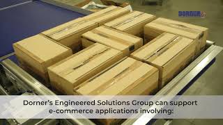 E-Commerce Conveyors Solutions for Quick and Efficient Delivery of Parcels and Packages