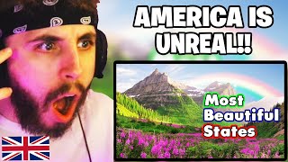 Brit Reacts to 10 Most Naturally Beautiful States in America!