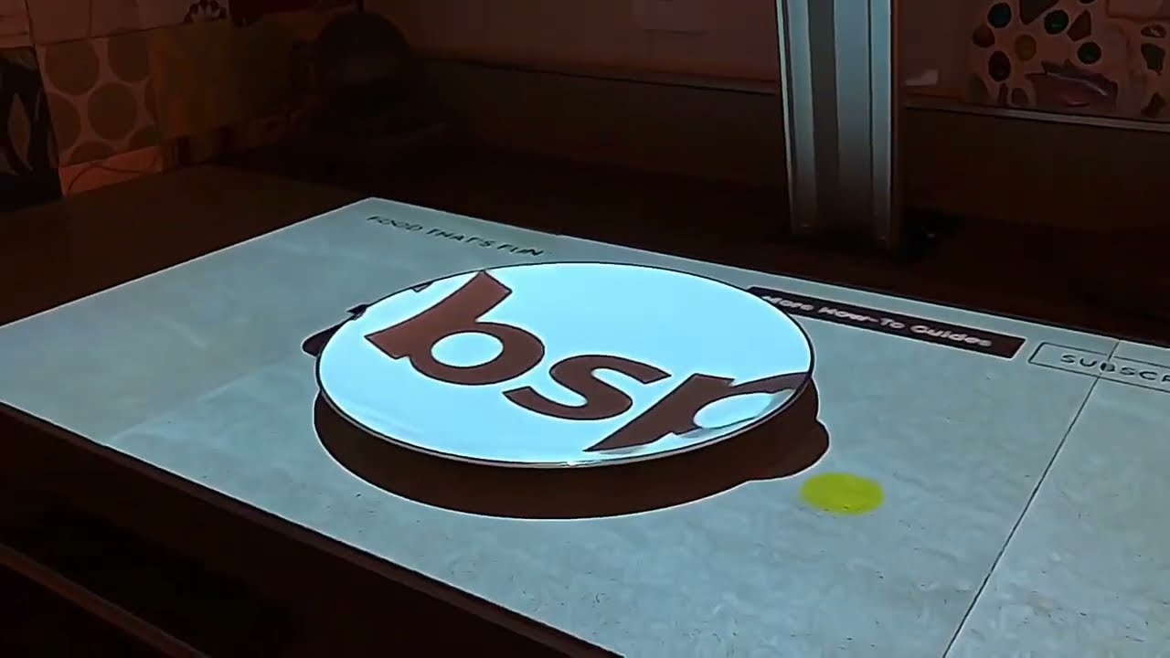 Smart Kitchen Assistant Projection System