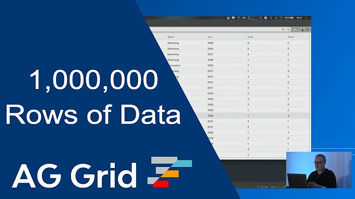 JavaScript Data Grid With Server Side Data - 1,000,000 rows