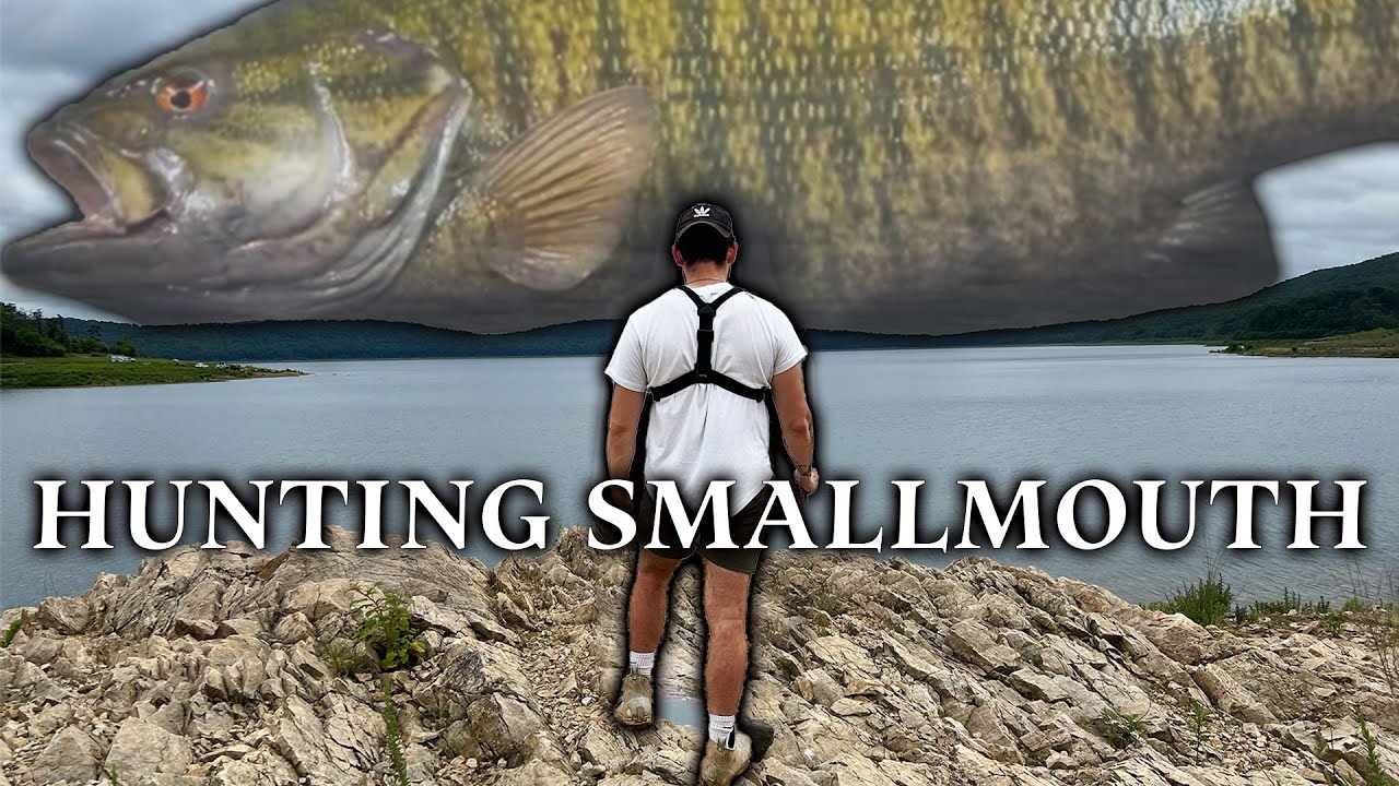 Fishing for GIANT Smallmouth Bass in TINY Creek!! (worst possible situation)