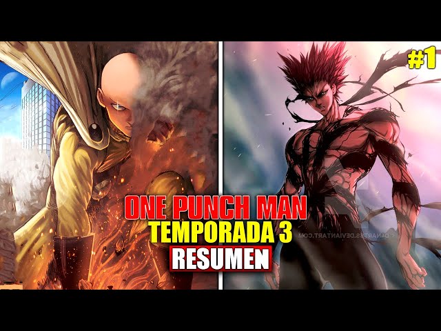 👊SAITAMA vs GAROU  ONE PUNCH MAN Temporada 4 RESUMEN (PARTE 5) 