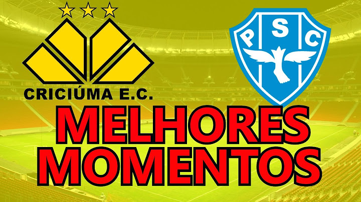 CRICIÚMA 0 X 3 PAYSANDU MELHORES MOMENTOS