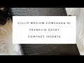 Gillio medium Compagna xl - Franklin covey compact inserts.