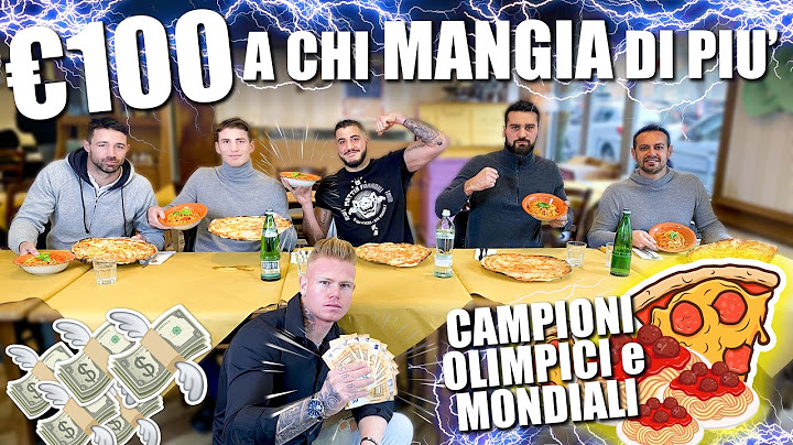 REGALO 100 EURO a chi mangia più PASTA e PIZZA! 🍝🍕 Sfida tra Fighters! 🥊