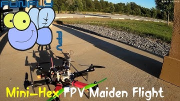 RCX Mini Hex 330 Maiden FPV flight