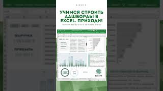 Как сделать дашборд в Excel (мастер-класс) #shorts