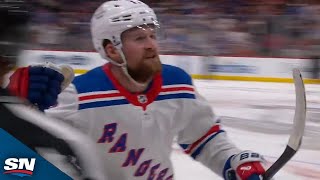 Rangers' Alexis Lafreniere Tips In His Seventh Goal Of Playoffs
