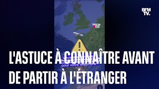 Voyage à l'étranger : n'oubliez pas cette astuce pour éviter les frais téléphoniques !