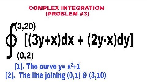 Complex integration solved problems - 3