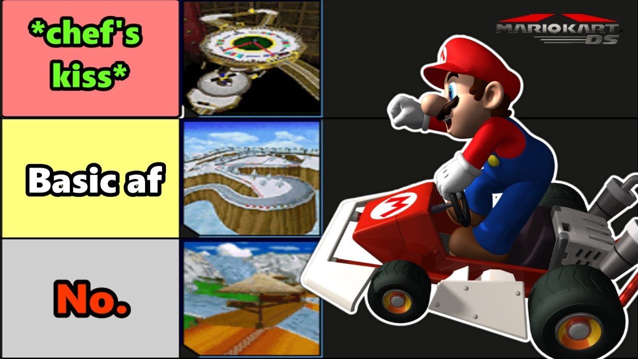 Ranking Every Mario Kart DS Racetrack (and the OST!)