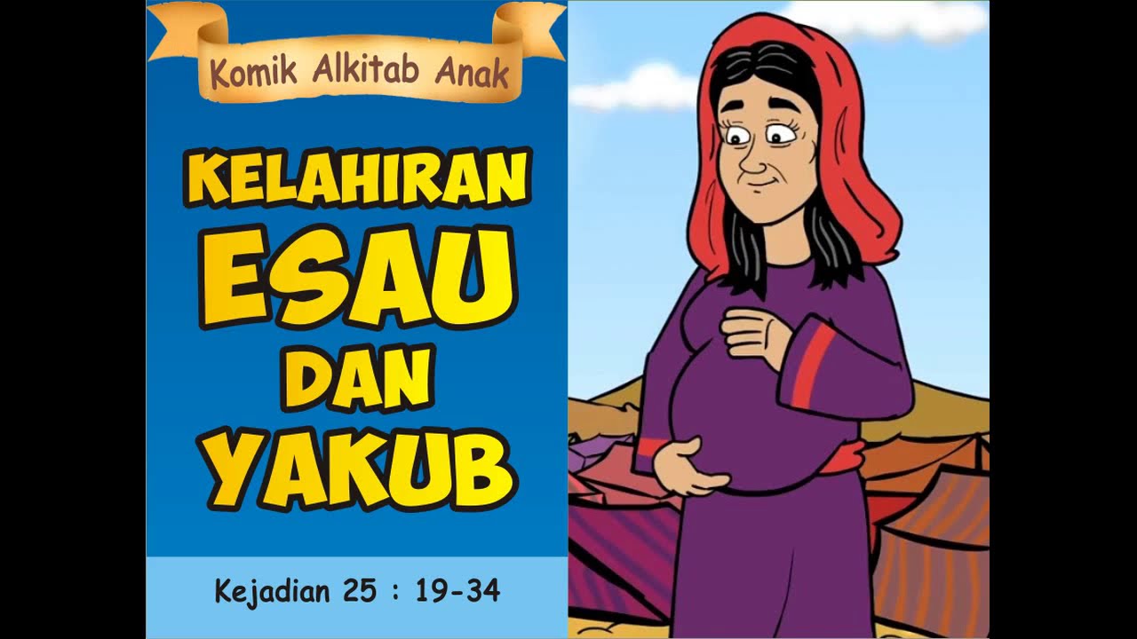 KELAHIRAN ESAU DAN YAKUB Film  Animasi  Rohani Kristen  