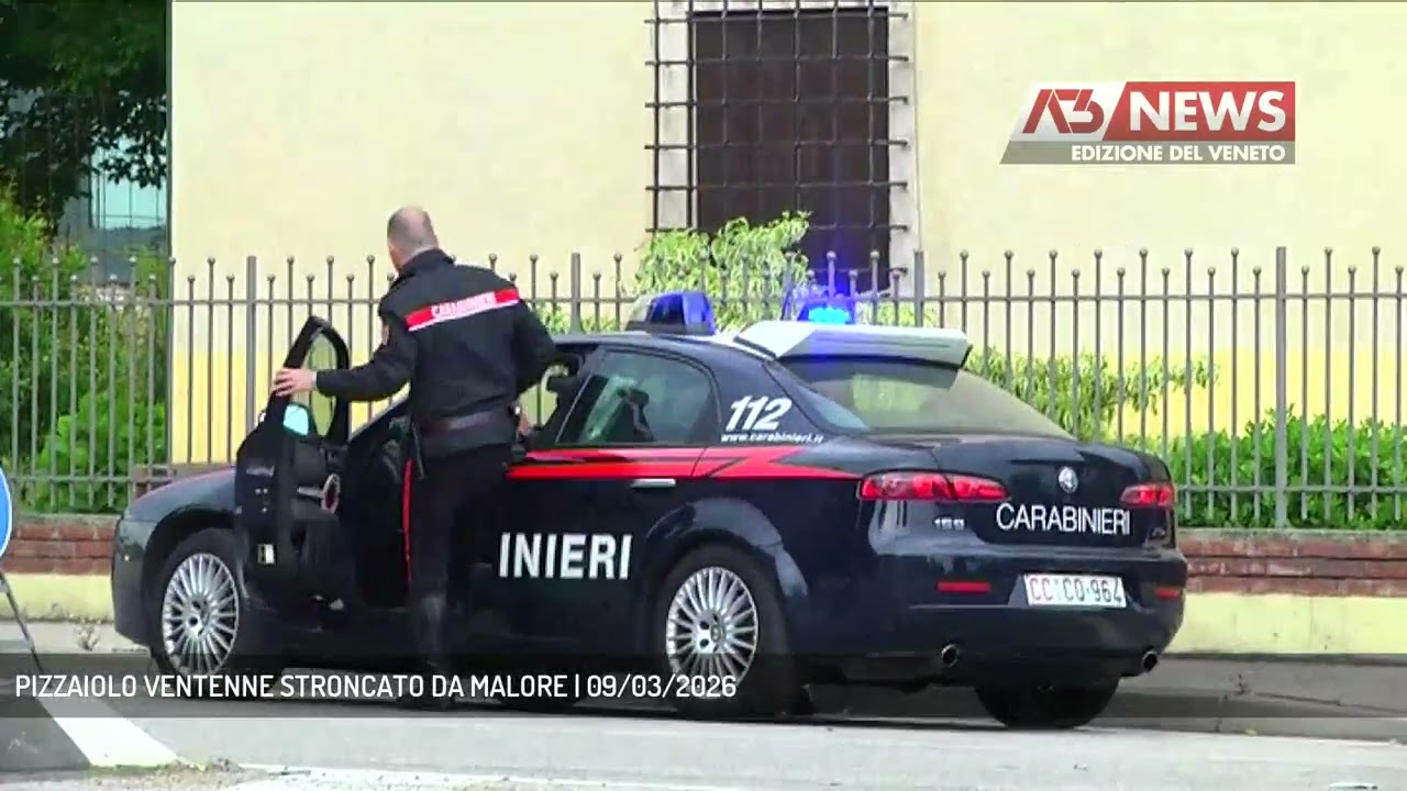 PIZZAIOLO VENTENNE STRONCATO DA MALORE | 09/03/2026