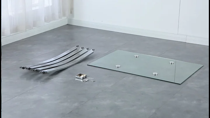NIERN Glass Dining Table Installation Tutorial