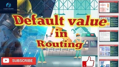 SAP Routing - Default Values| Routing configuration| how to change Operation sequence in routing
