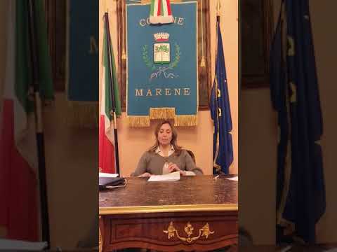 Video Sindaco Marene coronavirus