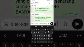 Chat Lucu Kakak Adik, Absurd Banget