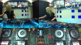 4 CDJs mixing by Djane Djoly Vol.3 - Sopilka edit :) Live on @Play TV