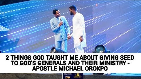 2 THINGS GOD TAUGHT ME ABOUT SOWING SEED TO GOD