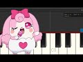 تعلم عزف جميع أغاني نغمة من أنمي كوكوتاما بشكل سهل جدا Himitsu No CocoTama Melory Songs Piano