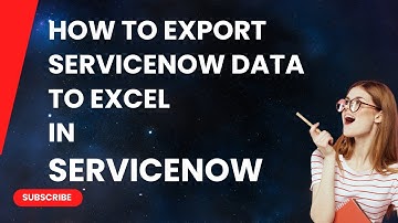 How To Export Data To Excel in ServiceNow